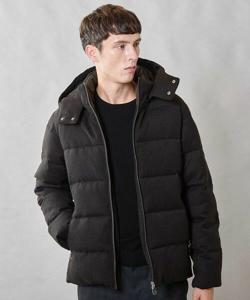 MEN'S BIGI / メンズビギ ダウンジャケット・ベスト | 【THERMOLITE / サーモライト】カルゼウールライク中綿ブルゾン（ブラウン）