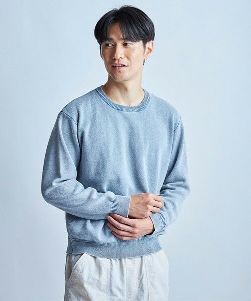 MEN'S BIGI / メンズビギ ニット・セーター | 表フェード加工ニット | 詳細13