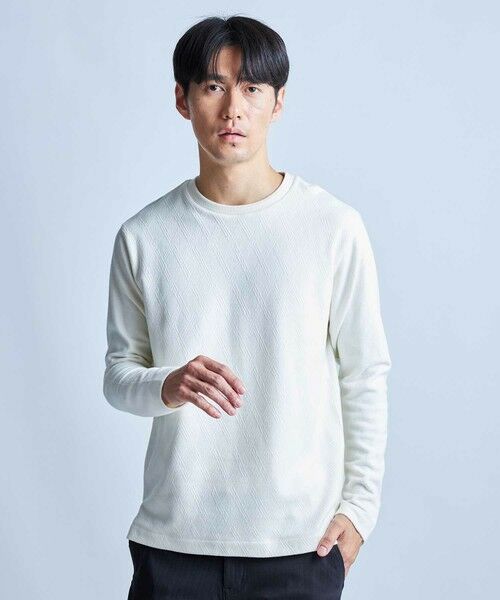 MEN'S BIGI / メンズビギ Tシャツ | ふくれJQDカットソー | 詳細1