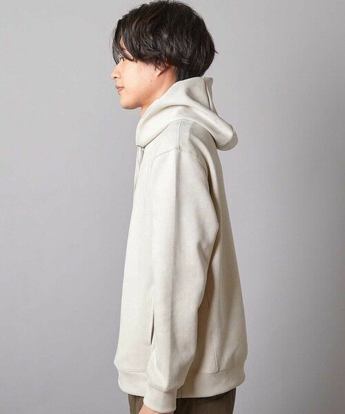MEN'S BIGI / メンズビギ スウェット | フェイクスエードポンチプルパーカ | 詳細3