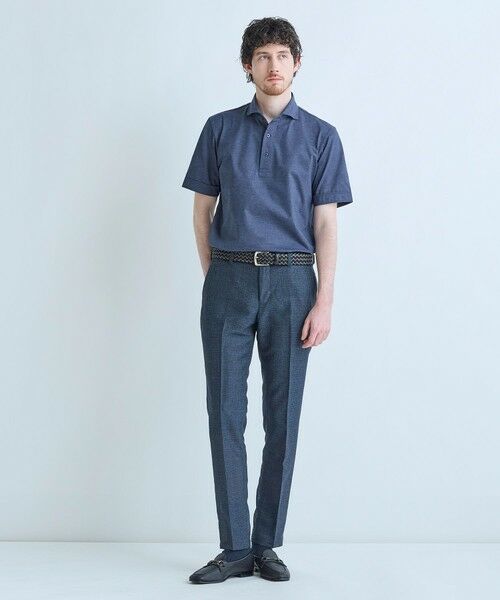 MEN'S BIGI / メンズビギ ベルト・サスペンダー | レザーミックス イタリアンメッシュベルト | 詳細8