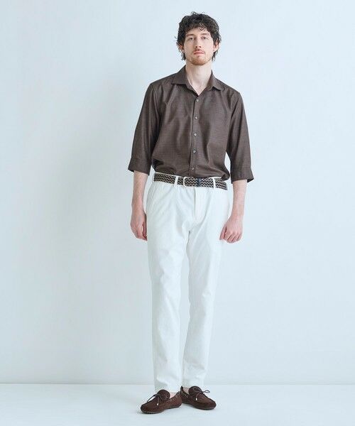 MEN'S BIGI / メンズビギ ベルト・サスペンダー | レザーミックス イタリアンメッシュベルト | 詳細10