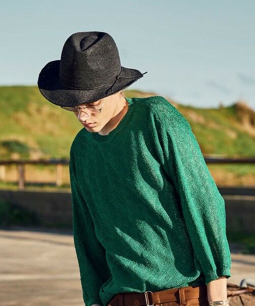 MEN'S BIGI / メンズビギ ハット | ラフィアサマーハット | 詳細3