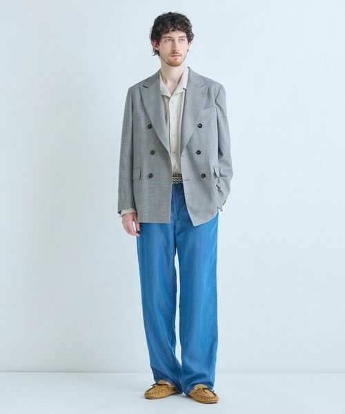 MEN'S BIGI / メンズビギ シャツ・ブラウス | SMART MERINO/ヴィスコースリネン オープンカラーシャツ＜軽量/通気性＞＜ストレッチ＞ | 詳細9