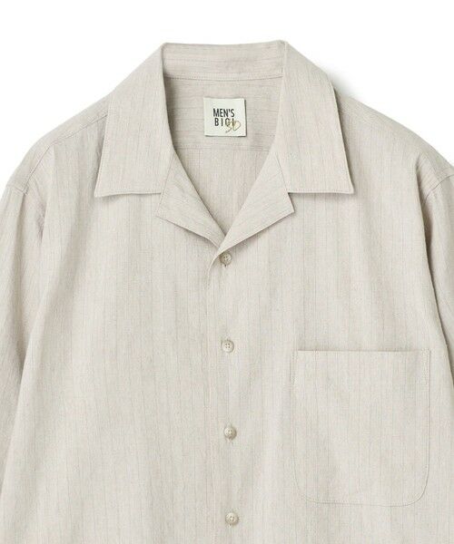 MEN'S BIGI / メンズビギ シャツ・ブラウス | SMART MERINO/ヴィスコースリネン オープンカラーシャツ＜軽量/通気性＞＜ストレッチ＞ | 詳細10