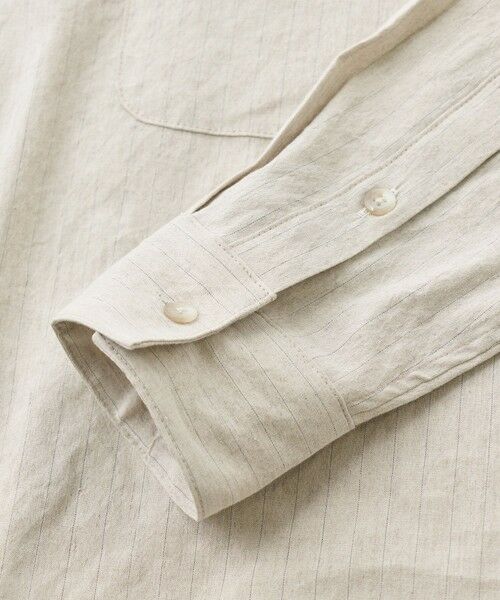 MEN'S BIGI / メンズビギ シャツ・ブラウス | SMART MERINO/ヴィスコースリネン オープンカラーシャツ＜軽量/通気性＞＜ストレッチ＞ | 詳細13