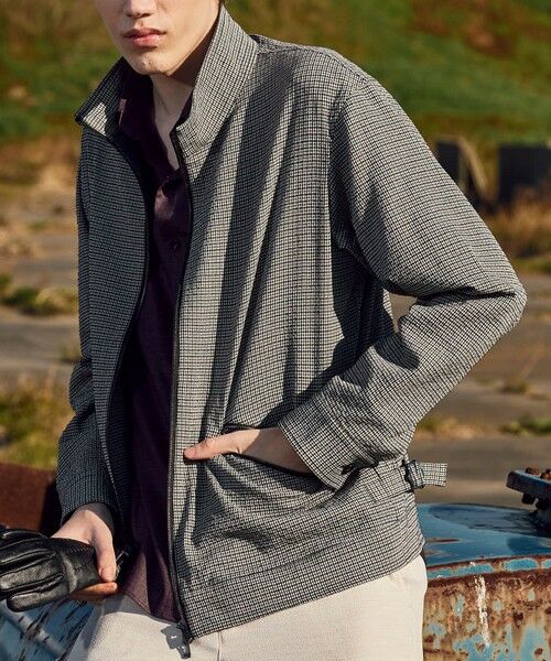 MEN'S BIGI / メンズビギ ブルゾン | ライトサッカー スタンドカラーブルゾン＜ストレッチ/通気性＞ | 詳細11