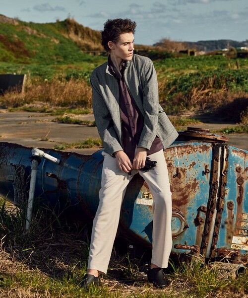 MEN'S BIGI / メンズビギ ブルゾン | ライトサッカー スタンドカラーブルゾン＜ストレッチ/通気性＞ | 詳細12