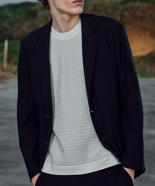 MEN'S BIGI / メンズビギ テーラードジャケット | 【ACTIVE TAILOR】Air tool テーラードジャケット＜高通気性/ストレッチ/接触冷感/UVカット/防シワ＞ | 詳細2
