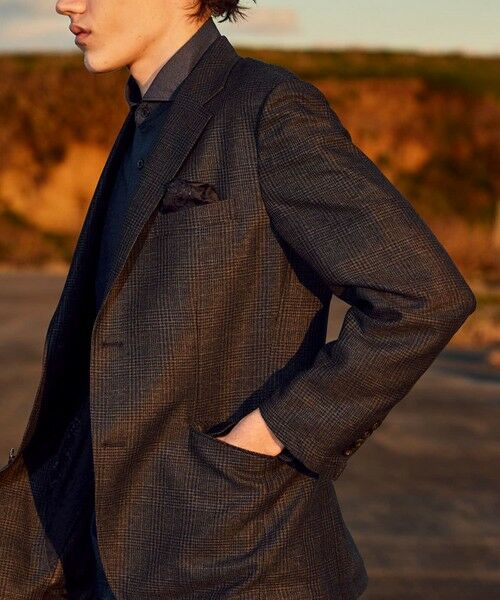 MEN'S BIGI / メンズビギ テーラードジャケット | 【ACTIVE TAILOR】カラミメッシュストレッチジャケット＜軽量/通気性/ストレッチ＞ | 詳細25