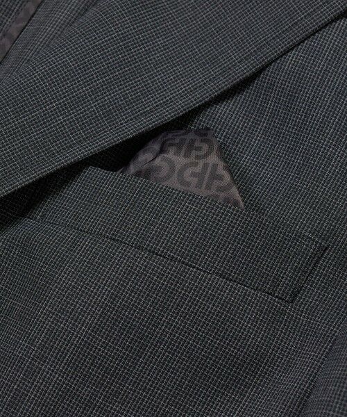 MEN'S BIGI / メンズビギ テーラードジャケット | 【COLE HAAN/コール ハーン】別注 サマーサイロフィルウールピンチェックジャケット＜通気性＞ | 詳細9