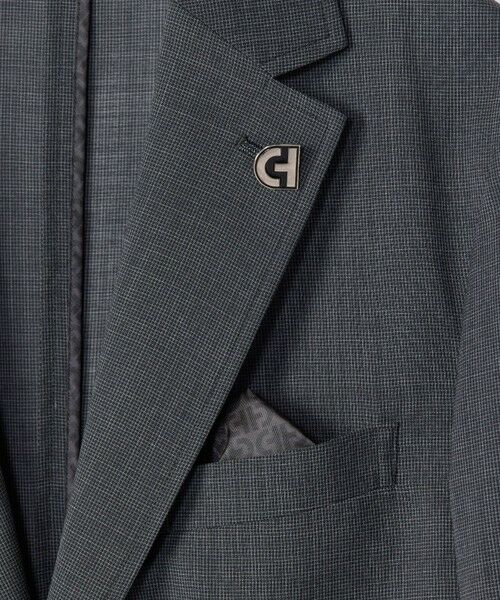 MEN'S BIGI / メンズビギ テーラードジャケット | 【COLE HAAN/コール ハーン】別注 サマーサイロフィルウールピンチェックジャケット＜通気性＞ | 詳細10