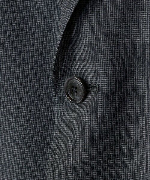 MEN'S BIGI / メンズビギ テーラードジャケット | 【COLE HAAN/コール ハーン】別注 サマーサイロフィルウールピンチェックジャケット＜通気性＞ | 詳細11