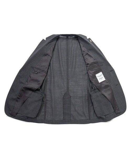 MEN'S BIGI / メンズビギ テーラードジャケット | 【COLE HAAN/コール ハーン】別注 サマーサイロフィルウールピンチェックジャケット＜通気性＞ | 詳細14