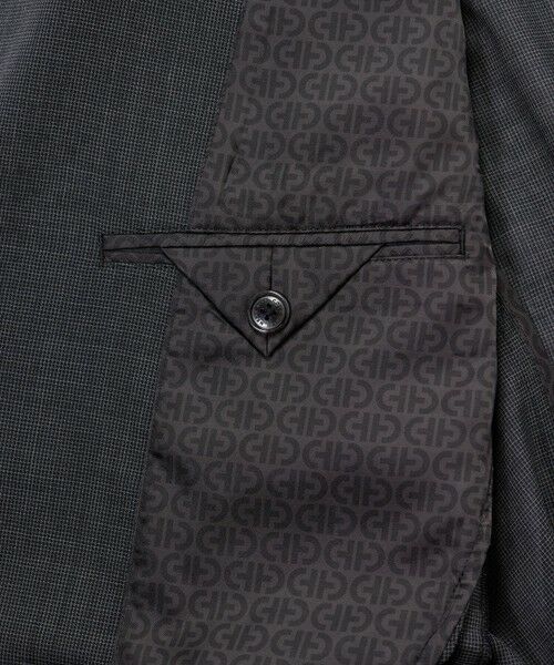 MEN'S BIGI / メンズビギ テーラードジャケット | 【COLE HAAN/コール ハーン】別注 サマーサイロフィルウールピンチェックジャケット＜通気性＞ | 詳細16