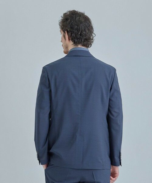 MEN'S BIGI / メンズビギ テーラードジャケット | 【COLE HAAN/コール ハーン】別注 サマーサイロフィルウールピンチェックジャケット＜通気性＞ | 詳細29