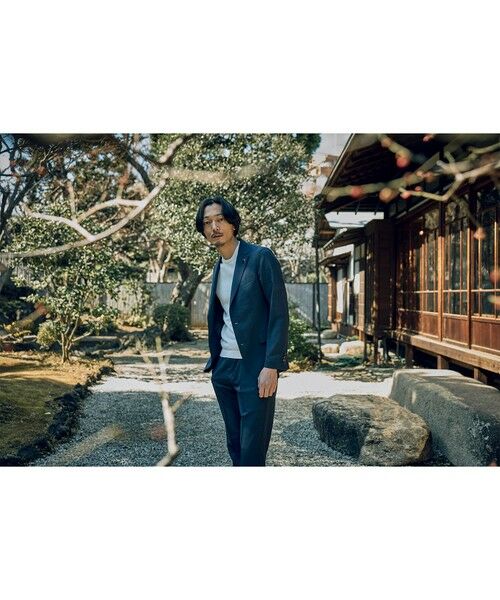 MEN'S BIGI / メンズビギ テーラードジャケット | 【COLE HAAN/コール ハーン】別注 サマーサイロフィルウールピンチェックジャケット＜通気性＞ | 詳細23