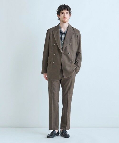 MEN'S BIGI / メンズビギ テーラードジャケット | 【MARLANE/マルラーネ】ウールシャンブレー リラックスフィットジャケット | 詳細10