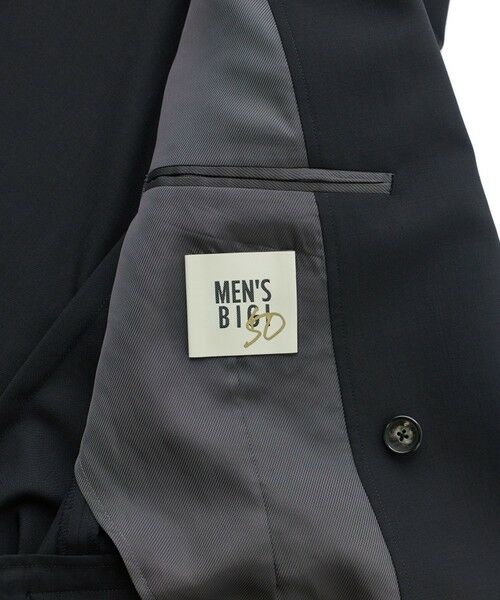 MEN'S BIGI / メンズビギ テーラードジャケット | SMART MERINOウールトロピカル/グレンチェック ダブルジャケット＜防シワ＞＜軽量＞＜ストレッチ＞ | 詳細10