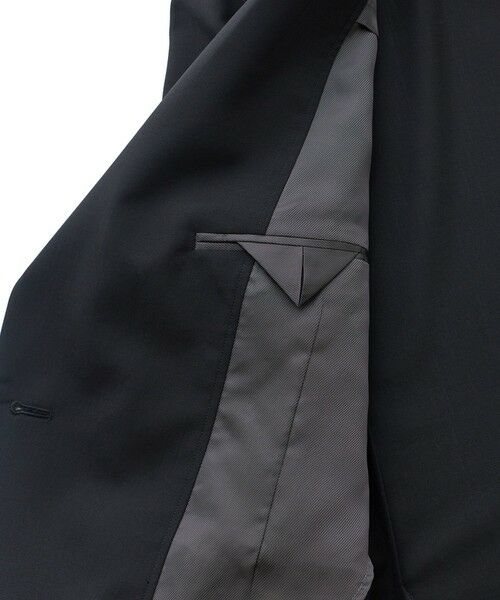 MEN'S BIGI / メンズビギ テーラードジャケット | SMART MERINOウールトロピカル/グレンチェック ダブルジャケット＜防シワ＞＜軽量＞＜ストレッチ＞ | 詳細11