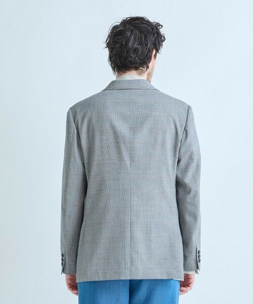 MEN'S BIGI / メンズビギ テーラードジャケット | SMART MERINOウールトロピカル/グレンチェック ダブルジャケット＜防シワ＞＜軽量＞＜ストレッチ＞ | 詳細20