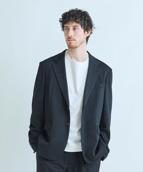 MEN'S BIGI / メンズビギ テーラードジャケット | REDA ACTIVE ウールポンチジャケット＜ストレッチ/防臭/通気性/撥水/防シワ＞ | 詳細4