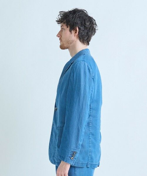 MEN'S BIGI / メンズビギ テーラードジャケット | テンセルダンガリーテーラードジャケット | 詳細10
