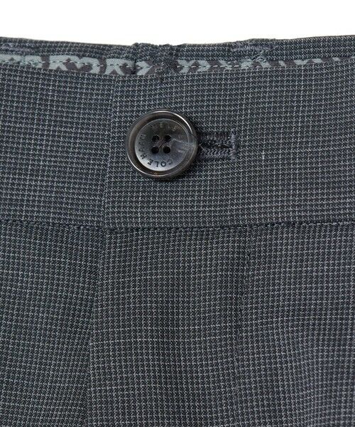 MEN'S BIGI / メンズビギ スラックス・ドレスパンツ | 【COLE HAAN/コール ハーン】別注 サマーサイロフィルウールピンチェックパンツ＜通気性＞ | 詳細12