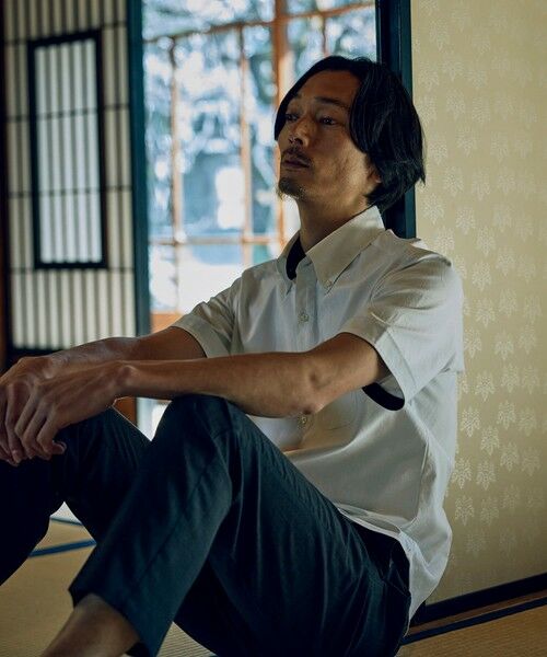 MEN'S BIGI / メンズビギ スラックス・ドレスパンツ | 【COLE HAAN/コール ハーン】別注 サマーサイロフィルウールピンチェックパンツ＜通気性＞ | 詳細4