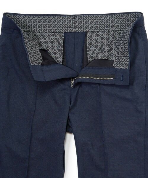MEN'S BIGI / メンズビギ スラックス・ドレスパンツ | 【COLE HAAN/コール ハーン】別注 サマーサイロフィルウールピンチェックパンツ＜通気性＞ | 詳細22