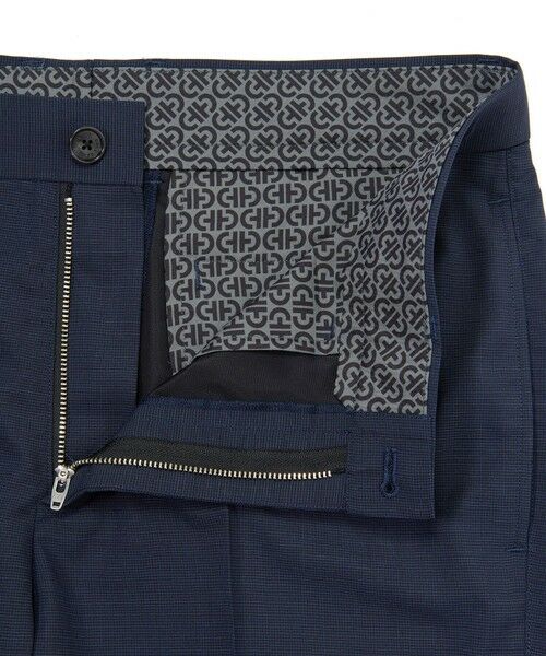 MEN'S BIGI / メンズビギ スラックス・ドレスパンツ | 【COLE HAAN/コール ハーン】別注 サマーサイロフィルウールピンチェックパンツ＜通気性＞ | 詳細23