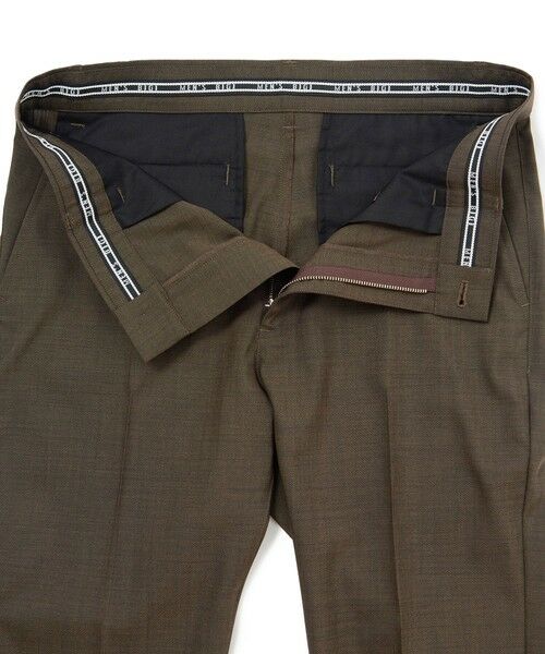 MEN'S BIGI / メンズビギ スラックス・ドレスパンツ | 【MARLANE/マルラーネ】ウールシャンブレー リラックスフィットスラックス | 詳細12