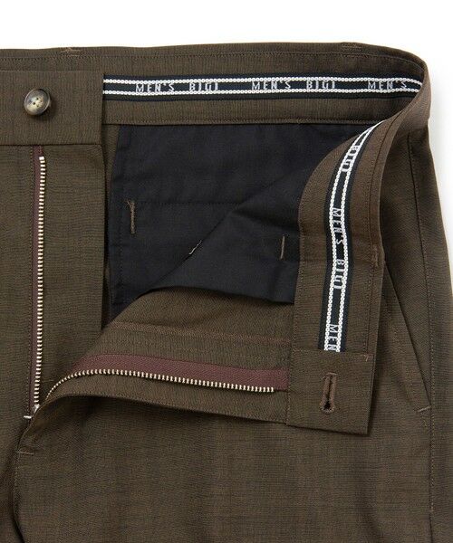 MEN'S BIGI / メンズビギ スラックス・ドレスパンツ | 【MARLANE/マルラーネ】ウールシャンブレー リラックスフィットスラックス | 詳細13