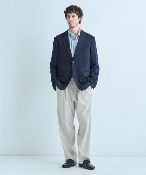 MEN'S BIGI / メンズビギ その他パンツ | SMART MERINO/ヴィスコースリネン 2タックイージーパンツ＜軽量/通気性＞＜ストレッチ＞ | 詳細10