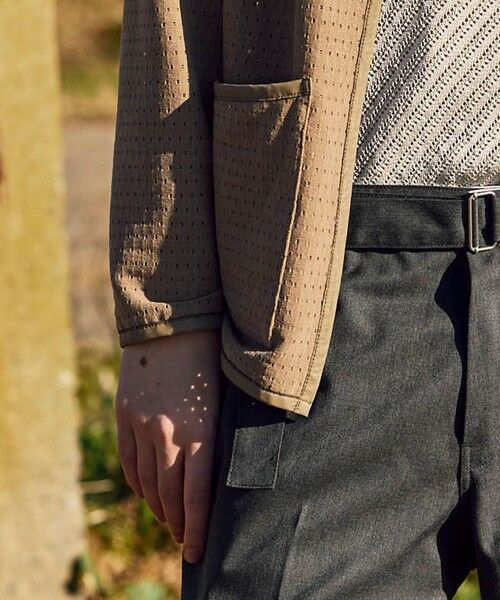 MEN'S BIGI / メンズビギ カーディガン・ボレロ | シアーメッシュスエード ジップカーディガン＜通気性＞＜ストレッチ＞ | 詳細4