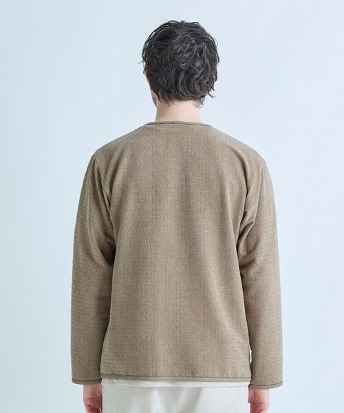 MEN'S BIGI / メンズビギ カーディガン・ボレロ | シアーメッシュスエード ジップカーディガン＜通気性＞＜ストレッチ＞ | 詳細8