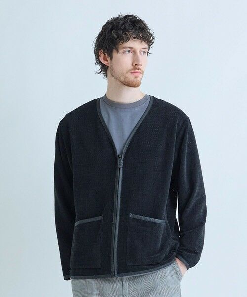 MEN'S BIGI / メンズビギ カーディガン・ボレロ | シアーメッシュスエード ジップカーディガン＜通気性＞＜ストレッチ＞ | 詳細16