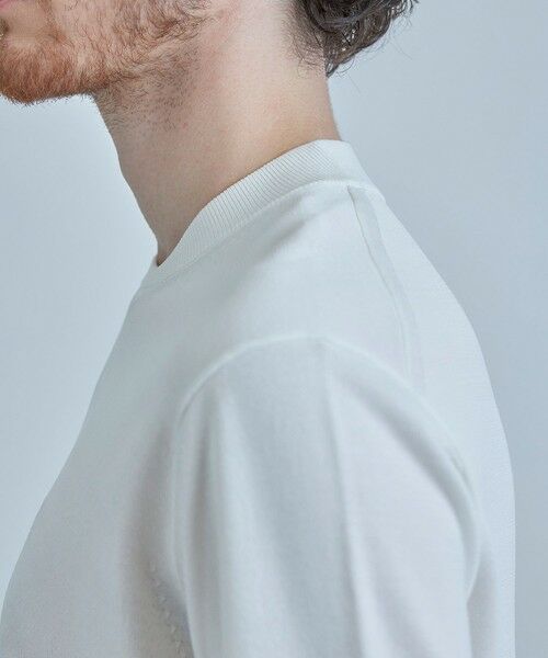 MEN'S BIGI / メンズビギ ニット・セーター | 【COLE HAAN/コール ハーン】別注 ロゴ刺繍ニット半袖Tシャツ＜持続冷感＞ | 詳細8