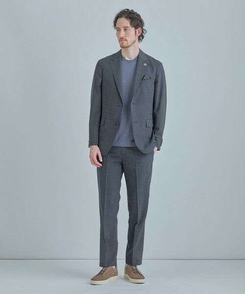 MEN'S BIGI / メンズビギ ニット・セーター | 【COLE HAAN/コール ハーン】別注 ロゴ刺繍ニット半袖Tシャツ＜持続冷感＞ | 詳細19