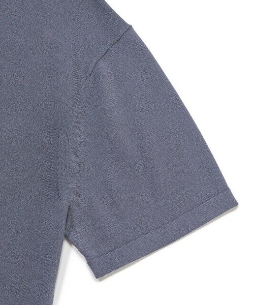 MEN'S BIGI / メンズビギ ニット・セーター | 【COLE HAAN/コール ハーン】別注 ロゴ刺繍ニット半袖Tシャツ＜持続冷感＞ | 詳細22