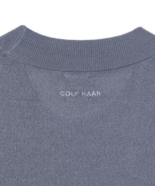 MEN'S BIGI / メンズビギ ニット・セーター | 【COLE HAAN/コール ハーン】別注 ロゴ刺繍ニット半袖Tシャツ＜持続冷感＞ | 詳細25
