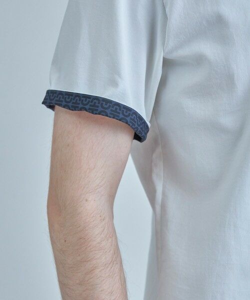 MEN'S BIGI / メンズビギ シャツ・ブラウス | 【COLE HAAN/コール ハーン】別注 綿麻オックス半袖シャツ＜吸水速乾/UVカット/遮熱/透け防止＞ | 詳細9