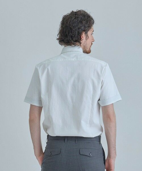 MEN'S BIGI / メンズビギ シャツ・ブラウス | 【COLE HAAN/コール ハーン】別注 綿麻オックス半袖シャツ＜吸水速乾/UVカット/遮熱/透け防止＞ | 詳細3