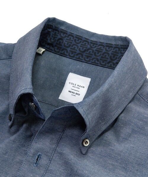 MEN'S BIGI / メンズビギ シャツ・ブラウス | 【COLE HAAN/コール ハーン】別注 綿麻オックス半袖シャツ＜吸水速乾/UVカット/遮熱/透け防止＞ | 詳細13