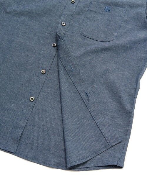 MEN'S BIGI / メンズビギ シャツ・ブラウス | 【COLE HAAN/コール ハーン】別注 綿麻オックス半袖シャツ＜吸水速乾/UVカット/遮熱/透け防止＞ | 詳細24