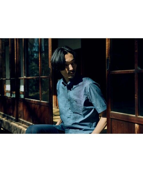 MEN'S BIGI / メンズビギ シャツ・ブラウス | 【COLE HAAN/コール ハーン】別注 綿麻オックス半袖シャツ＜吸水速乾/UVカット/遮熱/透け防止＞ | 詳細13