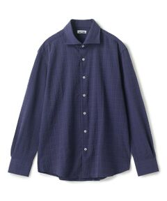 MEN'S BIGI / メンズビギ シャツ・ブラウス | ブロックサッカー カジュアルシャツ＜ストレッチ＞