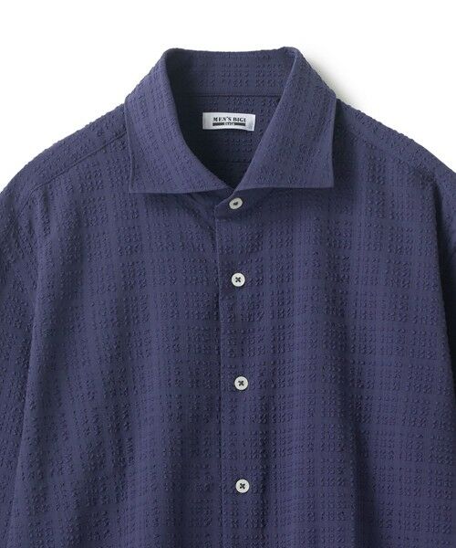 MEN'S BIGI / メンズビギ シャツ・ブラウス | ブロックサッカー カジュアルシャツ＜ストレッチ＞ | 詳細3