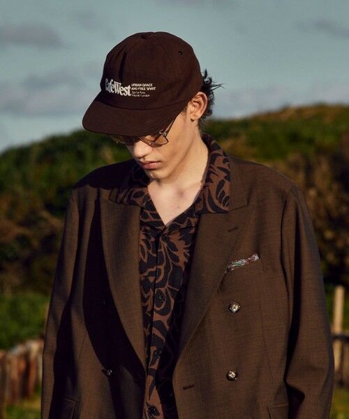 MEN'S BIGI / メンズビギ キャップ | 【CAP-TAIN/キャップテイン】別注 CAFE WEST チェーンステッチキャップ | 詳細7