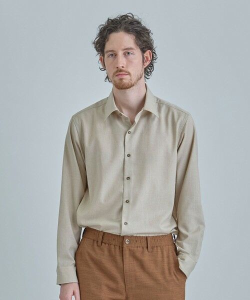 MEN'S BIGI / メンズビギ シャツ・ブラウス | トリアセリネン調ストレッチ カジュアルシャツ＜接触冷感/UVカット/ストレッチ/防シワ/EASY CARE＞ | 詳細1